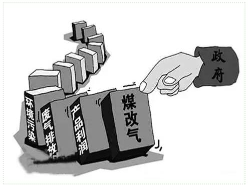 煤改氣使用天然氣，成本高